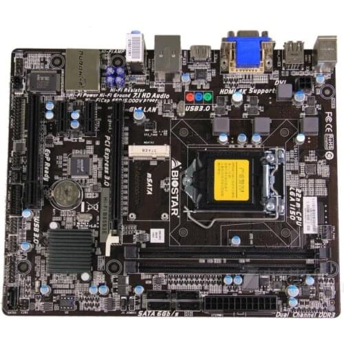 BIOSTAR original desktop motherboard Hi-Fi B85S3E DDR3 Socket LGA 1150 motherboard Solid-state integrated free shipping