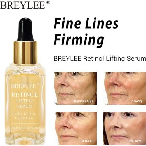 BREYLEE Serum Series Hyaluronic Acid Vitamin C Whitening Face Skin Care Rose Nourish 24k Gold Firm Soothing Repair Essence