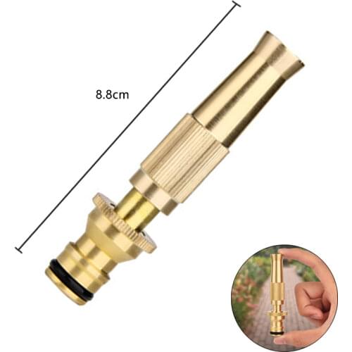 All Copper High-Pressure Car Wash Water Gun Is Connected To Tap Water Household Adjustable Spray Gun Garden Watering Artifact