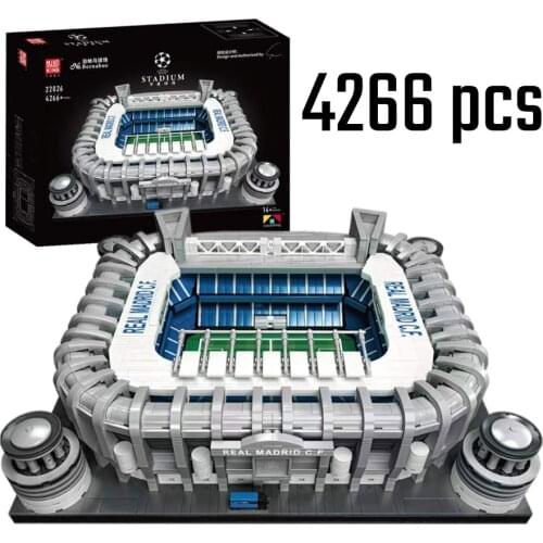 MOULD KING Street view Building Blocks Euro The Bernabue Football Field Model Assembly Bricks Toys Kids Christmas Birthday Gifts