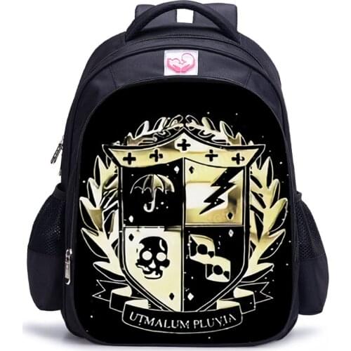 The Umbrella Academy Kids School Bags Fantasy Colorful School Bags For Girls Boys Primary Students Backpack Children Mochilas