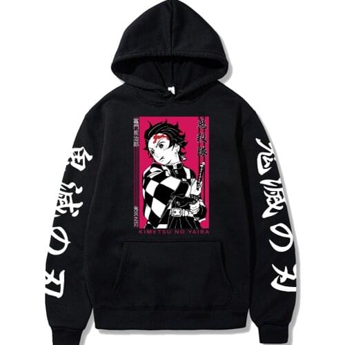 Kimetsu No Yaiba Men/women Demon Slayer Hoodies Harajuku Anime Japan Kawaii Hoodie Kimetsu Demon Sweatshirts