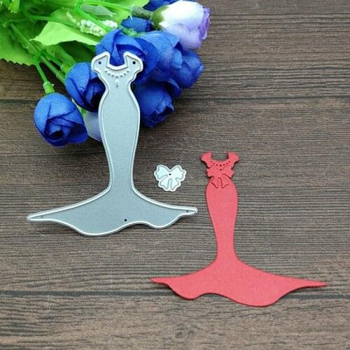 Lady bow formal dress METAL CUTTING DIES Scrapbooking paper craft card emboss knife blade punch stencil cut die