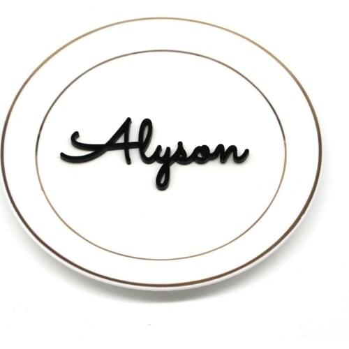 1 * Personalized Custom Guest Name As Rustic Wedding Baby Shower Bride Baptism Birthday Party Place Name Cards Gift Favors Name