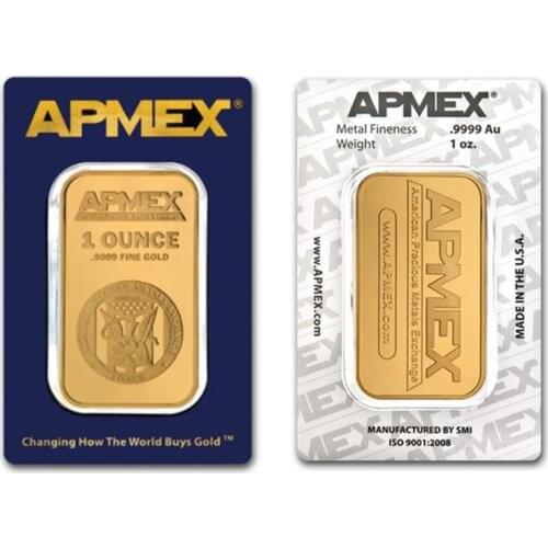 1 Ounce Swiss Argor-Heraeus Canada Maple Leaf Gold Bar Bullion Commemorative Coin Souvenir Coins Collection Business Gift