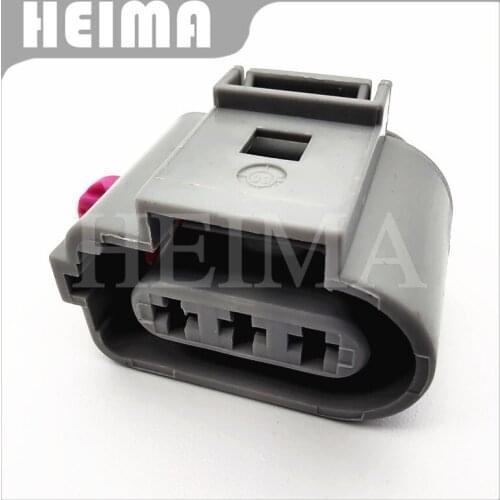 10/20/30 kits 3.5mm 3 pin way female gray waterproof auto fog Lamp connector crankshaft sensor plug for VW Audi Skoda 1J0973723G