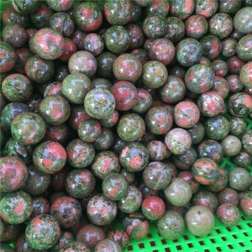1000g beautiful lucky stone natural flower green jasper ball healing crystals sphere as pocket stone for home decoration