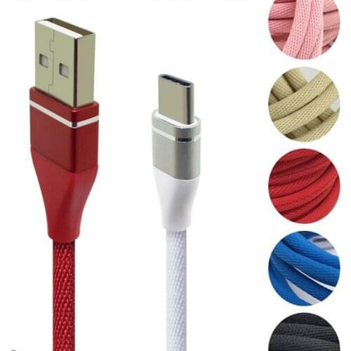200pcs/lot 1M/3ft USB Type C Fast Charging USB C cable Type-c 3.1 Data Cord Phone Charger For Samsung S9 S8 Note 9 8 Miaomi