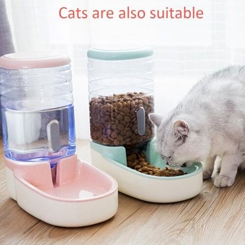 3.8Lcat Bowl Pet Automatic Feeder Dog Cat Drinking Bowl For Dog Water Drinking Cat Feeding Large Capacity Dispenser Pet Cat Dog