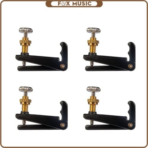 4pcs/1set String Adjuster Tuners Durable Alloy Fine Tuners String Adjusters Replacement Parts For 15'' 16'' Viola