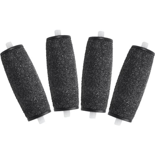 4Pcs/Lot Replacement Roller Heads For Velvet Smooth Electric Foot File Pedicure Machine Dead Skin Callus Remover Foot Care Tool