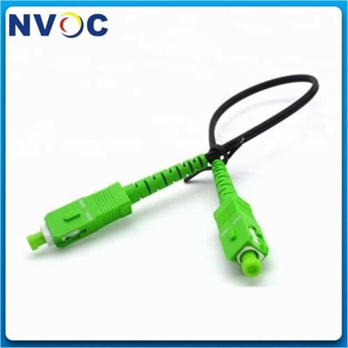 50M GJYXCH FTTH Drop Cable Fiber Optic Patch Cord SCAPC to SCAPC Simplex Singlemode SC/APC-SC/APC 50Meters SM Fiber Optic Jumper