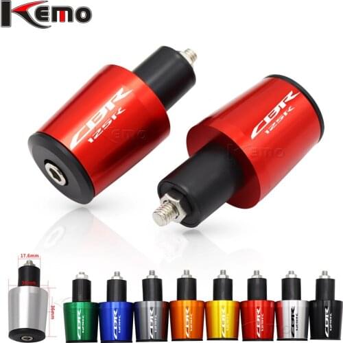 For Honda CBR125R CBR 125R CBR125 R Motorcycle 7/8''22mm CNC Aluminum Handlebar Grips Handle Bar Cap End Plugs