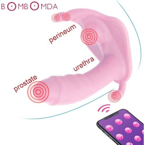 Bluetooth Butterfly Vibrator APP Remote Control Vibrating Panties Clitoris Stimulator G-spot Vibrator Adults Sex Toys For Women