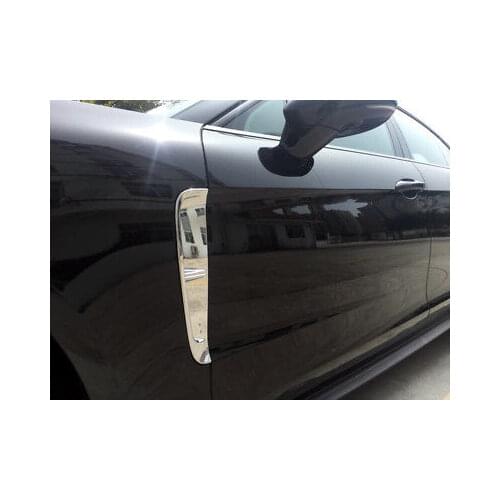 Side Wing Fender Air Vent Outlet Cover Trim 2pcs for Porsche Panamera 2017-2018