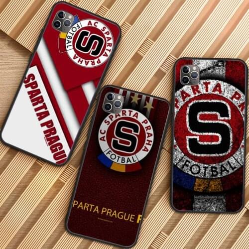 Sparta Prague Logo Phone Case for iPhone 11 12 mini pro XS MAX 8 7 6 6S Plus X 5S SE 2020 XR