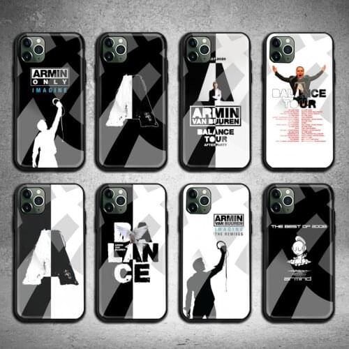 Armin van Buuren Phone Case Tempered Glass For iPhone 12 11 Pro Max Mini XR XS MAX 8 X 7 6S 6 Plus SE 2020 cover