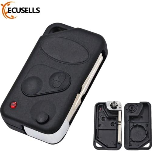 2B Flip Key Case Shell Fob Blank for LAND/RANGE ROVER P38 with HU58 Blade