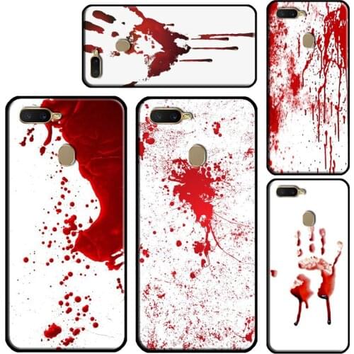 Bloody Blood Hand Case For OPPO Find X2 X3 Pro F5 F7 A52 A72 A15 A91 A83 A3S A5S A5 A9 A31 A53 2020 Cover