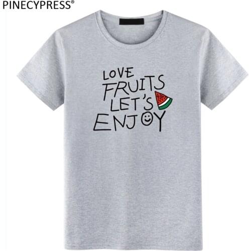 Quality 100% Cotton Asian Size Anti-static Short Sleeve Men T Shirt Fashion Fruit Printed White Black Summer O-neck Man T-shirt