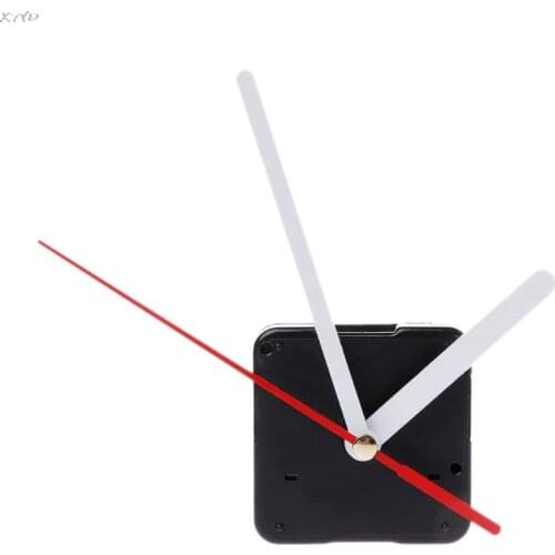 Quartz Clock Movement Mechanism Hands Wall Repair Tool Parts Silent Kit Set DIY White Pointer 21