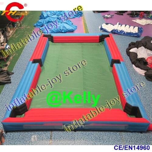 8x5x0.5mH free shipping inflatable snooker game, inflatable snooker pool, inflatable football snooker field, snook ball games