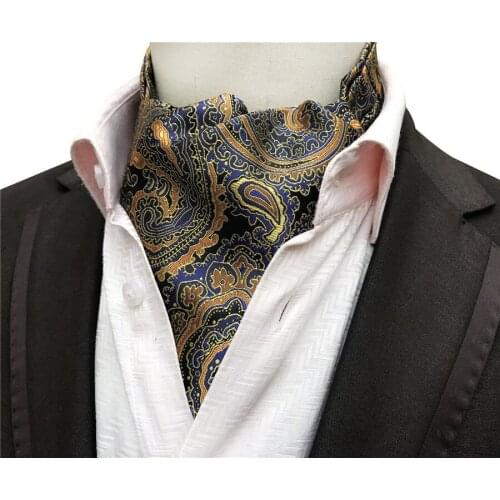 Wholesale Mens Ascot High Quality Paisley Scarf