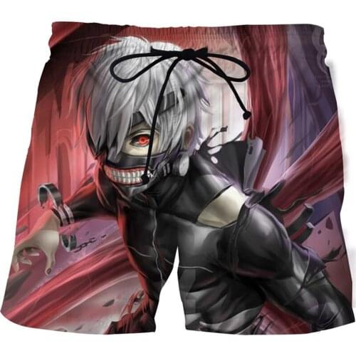 Cartoon Anime Character Graphic Beach Pants 3D Printing Funny Shorts Boys Shorts Summer Teenager Beach Pants Mens Cool shorts