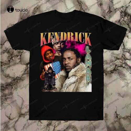 Kendrick Lamar Hip Hop Retro 90S Unisex Cotton S-3Xl Vintage Art Graphic Color Tee Shirt