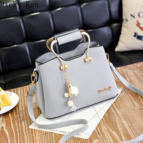 2019 New Women PU Bag metal handle handbag ladies purse Ornaments totes Messenger Bag hotsale crossbody Bag fashion shoulder bag