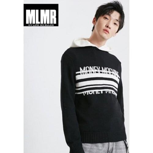 JackJones Mens Autumn & Winter Letter Stripe Sweater | 219124515