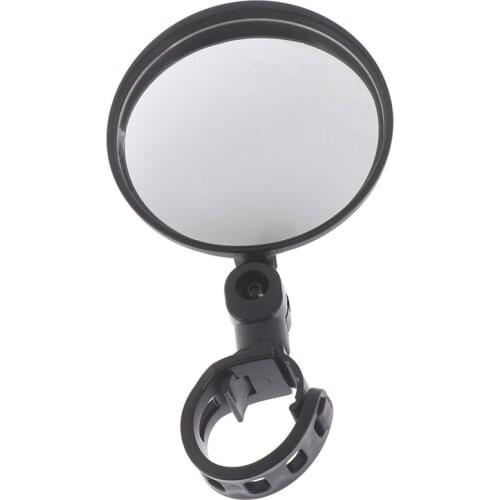 360 Rotate Adjustable Bicycle Rearview Handlebar Wide-angle Convex Mirror Cycling Rear View MTB Bike