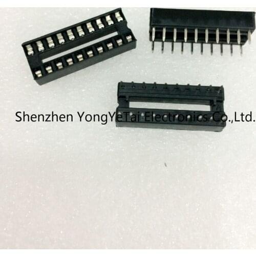 Free shipping!hot sale!DIP20 socket, square hole seat,IC Block, 20P socket, the chip base