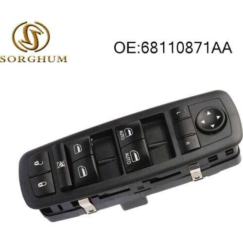 Power Window Switch Replacement Parts fits for Chrysler Town and Country 2012-2016 68110871AA