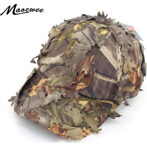 Women Men Camouflage Snapback Cap Unisex Training Cotton Baseball Caps Outdoor Jungle Hat Shading Benn Maple Leaf Sniper Bones
