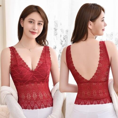 Women Underwear Sexy Lace Bra Wrap Chest Vest Long Style Breast Pad Full Cup Tube Sleep Top Bralette Lingerie Wire Free Seamless