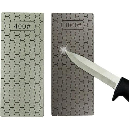 1PC Portable Ultra-thin Diamond Sharpening Stone 150*63*1mm Honeycomb Surface Whetstone Knife Sharpener Kitchen Grinding Tool