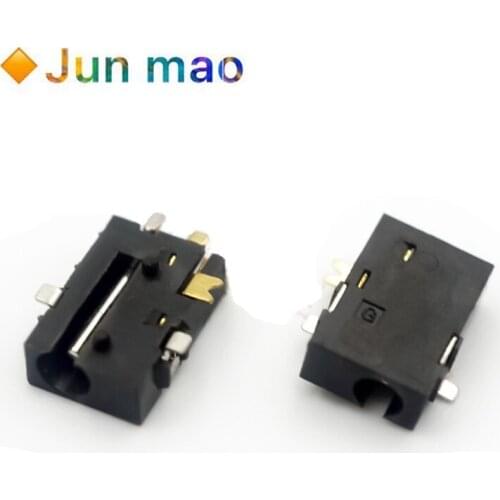 10PCS Female Connector Soldering ROHS DC-056 DC Power Socket DC056 2.5-0.7 MM 2.5X0.7MM SMD SMT 5PINS Tablet Power Sockets