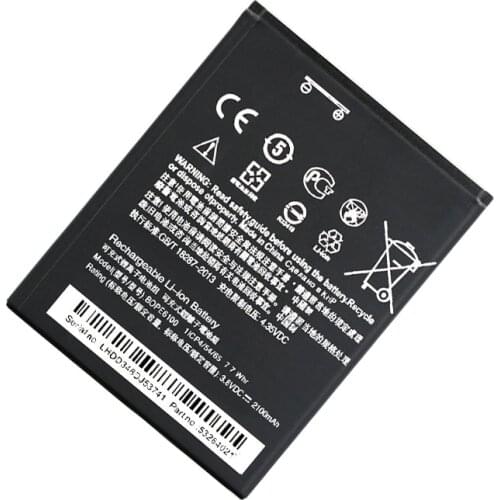 1x 100% New 2100mAh BOPE6100 Battery Replacement For HTC Desire 620 D620 D820 820 mini B0PE6100 Smart Phone Batteries