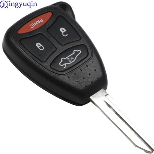 4 Buttons Remote Car Key Shell for Chrysler 300 Aspen for Dodge Dakota Durango for Jeep Grand Cherokee Commander Car-styling