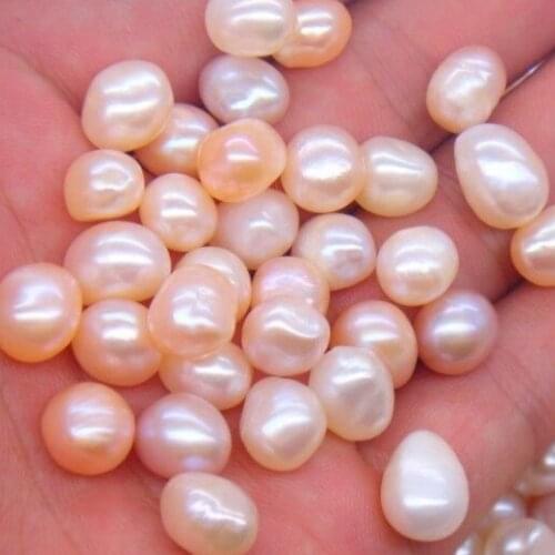 500GRAMS/PACK Natural Freshwater Loose Pearls, 9-10mm Pearl Size, Can be made into pearl powder FREE SHIPPING