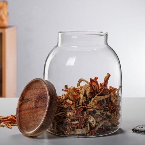 Large-mouth Tank High Borosilicate Glass Sealing Storage Tank Food Storage Tank Large capacity storage tank for dried fruits