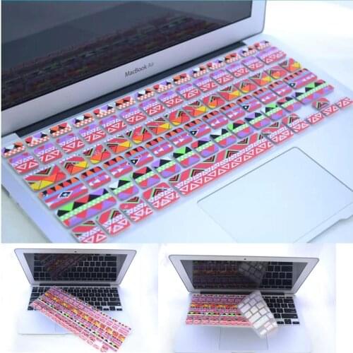 For Macbook Air Pro Retina 11 13 15 17 For Macbook 13.3 15.4 Bohemian Silicone Keyboard Cover Protector Skin The American