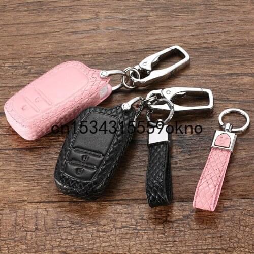 For Toyota CAMRY Land Cruiser Prado C-hr RAV4 Smart Key Keyless Remote Entry Fob Case Cover Key Chain