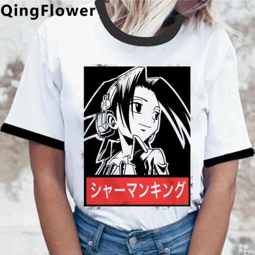 Shaman King t shirt clothes women tumblr white t shirt streetwear t shirt aesthetic