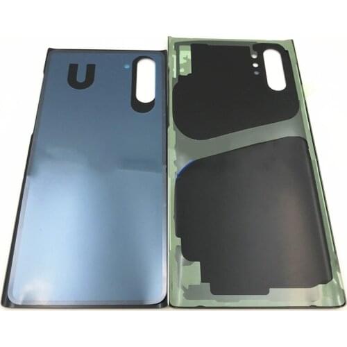 For Samsung Galaxy Note 10 Battery Cover Door Back Housing Rear Case For Note 10 Plus Glass Battery Door +Adhesive Sticker