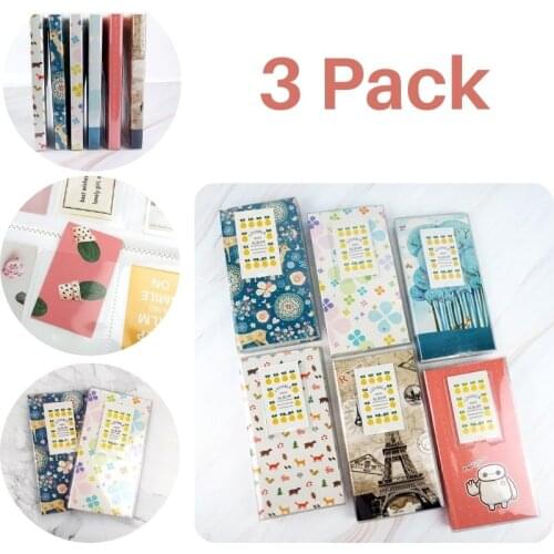 Los Fick Photo Album 84 Pockets Mini Instant Polaroid for 3 Inches Picture Polaroid Fuji Instax Scrapbook Mini 9/8/70/7s/50s/9