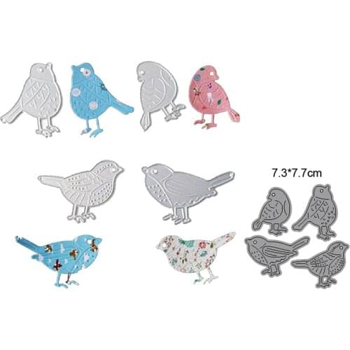 Metal cutting dies cut die mold Animals couple birds decoration Scrapbook dies paper craft knife mould blade punch stencils die