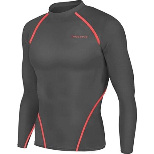 Newest Edition Mens Skin Tight Compression Base Layer Camo Deep Gary Running Shirt-NT007