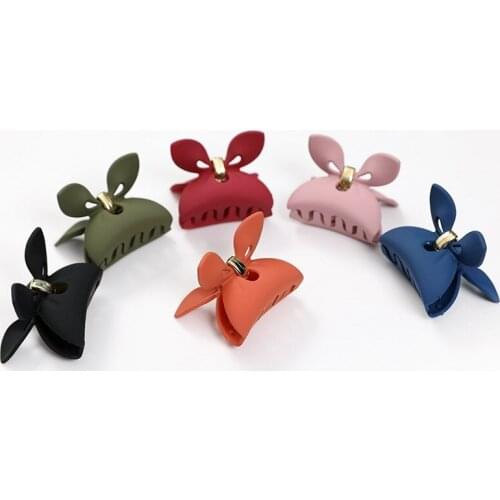 Fashion Acrylic rabbit ears Geometric Hairband Barrettes Hairgrip Woman girls Hair Accessories